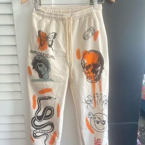 Artsy sweat pants